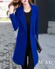 Femmes coréen laine manteau manteau femmes dames Femme hiver bleu rouge manteaux Monteau Femme vêtements d'extérieur Femme automne hiver Coats3891803