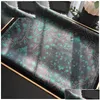 Sjaals 110 110 Cm Luxe Vierkante Zijden Sjaal Voor Vrouwen Grote Omslagdoek Satijn Print Hijab Designer Merk Uitlaat Vrouwelijke Foard bandana D Dhfen