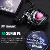 Lines BEARKINGPE Braided Fishing Line, Multifilament Fishing Line, Smooth for Carp Fishing, Brand Pro Series, 4 Strands, 150m, 620lb