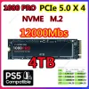 Boxs marchio originale 1080 Pro 2 TB 4TB SSD M2 2280 PCIE 5.0 NVME Leggi 12000 MB/S Disk rigido a stato solido per console di gioco/laptop/PC/PS5