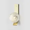 Wall Lamp Nordic Glass Bubble Bulb Golden Light Luxury Metal Sconce Led Living Room Bedroom Bedside