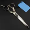 Scissors Shears Professional Upscale japan 440c 6 inch Retro hair scissors set cutting barber makeup makas thinning shears hairdressing scissors 240302