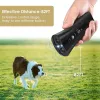 Kovucular Led Pet Dog Anti Barting Eğitim Cihazı Çift Boynuz Ultrasonik Durdurma Kabuk Trainer Pil Köpek İfti