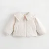 Куртки MARCJANIE Свободная куртка с кружевным вырезом для девочек на осень 231655