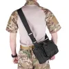Accessoires Tactical Taist Fanny Pack for Men Military Immalle imperroproping Crossbody Bodage Sling Sac pour randonnée en plein air
