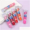 Lip Gloss 6 Colors Peel Off Liquid Lipstick Waterproof Long Lasting Mask Moisturizer Makeup Tear Pl Lint Cosmetics Drop Delivery Healt Otzok