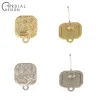 Smycken Cordial Design 100st 10*12mm smycken Tillbehör/handgjorda/fyrkantiga form/smyckesfyndkomponenter/DIY tillverkning/örhängen stud