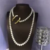 Herbst und Winter Pullover Kette C Designer Halskette für Dame Perlenketten Marke Gold Kristall Luxus Schmuck Cclies Frauen Lange Kette 722