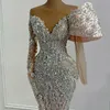 EBI 2024 ASO PEARL PINT SINGEID SURES Crystals Kościki Seksowne wieczór Formalne przyjęcie Drugi przyjęcie 50. urodziny suknie zaręczynowe sukienki szat de soiree zj93 es