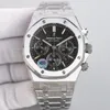 Luxury Men's Quartz Watch 26331or Chronograph 7750 Chronometer Core 316 Precision Steel Case 41mm Dial Super Strong Night Light 123