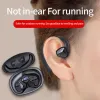 Headphones Bone Conduction Écouteurs Bluetooth Sport Écouteurs sans fil étanches Affichage LED HIFI Écouteurs stéréo Headsets avec microphone