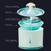 Suministra 2.4L Pet Cat Botiding Water Fuente dispensador con alimentador automático LED y carga de agua de agua USB