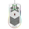 Mice J900 6400DPI Adjust 6 Buttons Gamer USB Wired Honeycomb Hollow RGB Gaming Mouse 1XCB