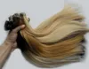 Hud Weft Tape på Remy Hair Extensions Tejp i mänskligt hår 100g 40st Blond hudväst Hårförlängningar8071494