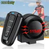 Camluxy Drahtloser Fahrrad-Vibrationsalarm, wasserdicht, USB-Aufladung, Fernbedienung, Motorrad, Elektrofahrrad, Sicherheit, Einbruchalarm, 240219