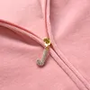 Kvinnors tvåbitar byxor märke Velvet Fabric Tracksuit Hoodies Sweatshirt och Sweatpants Velours Suit Set for Women 2 Pieces