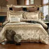 Luxury Bedding Set Jacquard Queen Quilt Cover With Pillowcase Duvet European Style Pattern Bed King Size Adult 240226