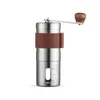 Mini moulin à café manuel portatif en acier inoxydable lavable en céramique noyau grains Machine maison broyeurs accessoires 240223