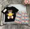 2024 novo verão crianças roupa meninos ternos conjunto infantil conjuntos de roupas casuais camiseta + calças 2 pçs meninas conjuntos roupas do bebê para menino jaqueta A-128