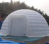 10md (33 ft) Populär Oxford -tyg vit uppblåsbar igloo Dome tält med fläkt för serviceutrustning