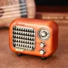 Altoparlanti Stile classico vecchio stile Retro Radio FM portatile Altoparlante Bluetooth Supporto TF Card Lettore musicale MP3 AUX