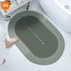 Control Xiaomi Bath Mat Super Absorbent Non Slip Diatom Mud Bathroom Rug Quick Drying Bath Shower Rug Entrance Door Mats Home Floor Mat