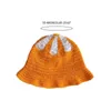 Berets Handmade Bucket Hat Elegant Colorful Cloch For Women Party Lady Knitted