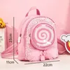 Schultaschen 2024 Lollipop Kreative Doppelte Schulter Zurück Ausländisches Mädchen Reisen Kinder Kindergarten Kleine Schultasche Prinzessin Baby Cartoon