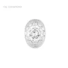 Xingguang Großer Diamant, massiv vergoldet, Iced Out, Moissanit, D-Farbe, Vvs-Klarheit, reiner Silber-Herrenring für Hip-Hop-Mode
