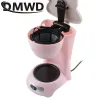 Verktyg DMWD Semiautomatic Electric Latte Espresso Coffee Maker Mini 0.6L Moka Drip Cafe American Coffee Brewing Machine Tea Pot Boiler