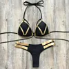 Soutien-gorge Ensembles 2024 Rembourré Push-up Dames Femmes Sexy SetBathing Costume Marque Été