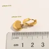 Studdesigners 18K Gold Plated Brand Double Letters Stud Heart Geometric Famous Women Jewelry Orecchini Ear Hoop Dingle Earring Wedding Jewerlry Women Love Gifts