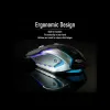 Mice Gaming Mouse LED Breathing Fire 4 Button Silent USB Wired 1600 DPI Laptop PC