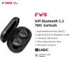 Headphones FiiO FW5 TWS Bluetooth 5.2 Earphone True Wirless Earbuds 10mm Dynamic Driver Earphone LHDC/aptX adaptive