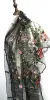 Tissu l'herbe fleur de fleur de tulle en dentelle en dentelle en tissu rideau floral vinaigrette de mariage vendu par la cour (91,5 cm)