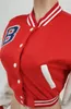 Herfst Vrouwen Kleding Fashion Casual Patchwork Button Up Crop Bomber Varsity Jassen Jas Vrouwen Winter Baseball Jas 240222