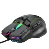 Muizen HXSJ S700 10 toetsen USB-draad gamingmuis Macroprogrammering Ergonomische muizen met 6 verstelbare DPI RGB-lichteffect Gamer-muizen