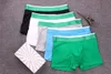 Designer Mens Sous-vêtements Pur Coton Boxer Mode Casual Boxers Sexy Slip Couleurs Mélangées 3pcs / lot avec boîte.