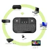 Клавиатуры Ryra A8 Mini Bluetooth клавиатура 2.4G Dual Mode 7 Colors Bearlight Fighting Fighting Dote для Windows Android TV