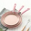 Utensils Pancake Pans Skillet Nonstick Saucepan Cookware Kitchen Utensils Accessories Frying Cooking Induction Cooker Stove Pink Camping