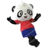 Hot Sales Halloween Custom Panda Maskottchen Kostüm Kostüm Carnival Geburtstagsfeier Plüsch Kostüm