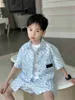 Fashion Kids T-shirt Enfant Child Tracksuit Taille 80-150 Baby Designer Vêtements Logo Impression complète Short Shirt and Shorts 24Feb20