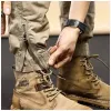 Pants 2023 Tactical Slim Cargo Pants for Men Lightweight Outdoor Hiking Casual Army Military Trouser Breathable Streetwear Pant Male