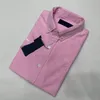 Mäns korta ärm som sommarskjorta Vitt lös stor avslappnad icke strykande bomull Oxford Textilstorlek M-2XL