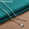 Chains URMYLADY 925 Sterling Silver Snake Chain 18/20 Inch Necklace For Men Women Wedding Party Fashion Gift Jewelry