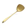 Utensils 1PC Gold Titanium Stainless Steel Cooking Tools Spoon Shovel Cookware Kitchen Tools Spatula Ladle Kitchenware