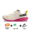 Hoka One Bondi 8 Running Hokas Chaussures Femmes Plateforme Baskets Runnnerssneakers Clifton 9 Hommes Femmes Blakc White Harbor Hommes 36-45