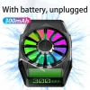 Kylare X11 Telefonkylare Kylfläkt Radiator Gaming Mobile GamePad Cooler Fan USB Laddningsmagnetisk radiator för iPhone Samsung