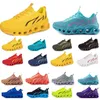 Chaussures de course pour hommes femmes noir blanc rouge bleu jaune respirant confortable hommes formateurs baskets de sport 23