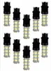 10X 3156 3157 6000K Xenon White Reverse Lights Tail 54SMD LED Car Light Bulbs 5cm White 12v Car Bulbs5561588